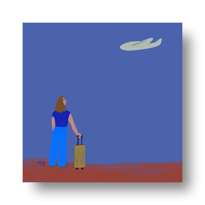 Travelling Solo by Alix Campbell Art