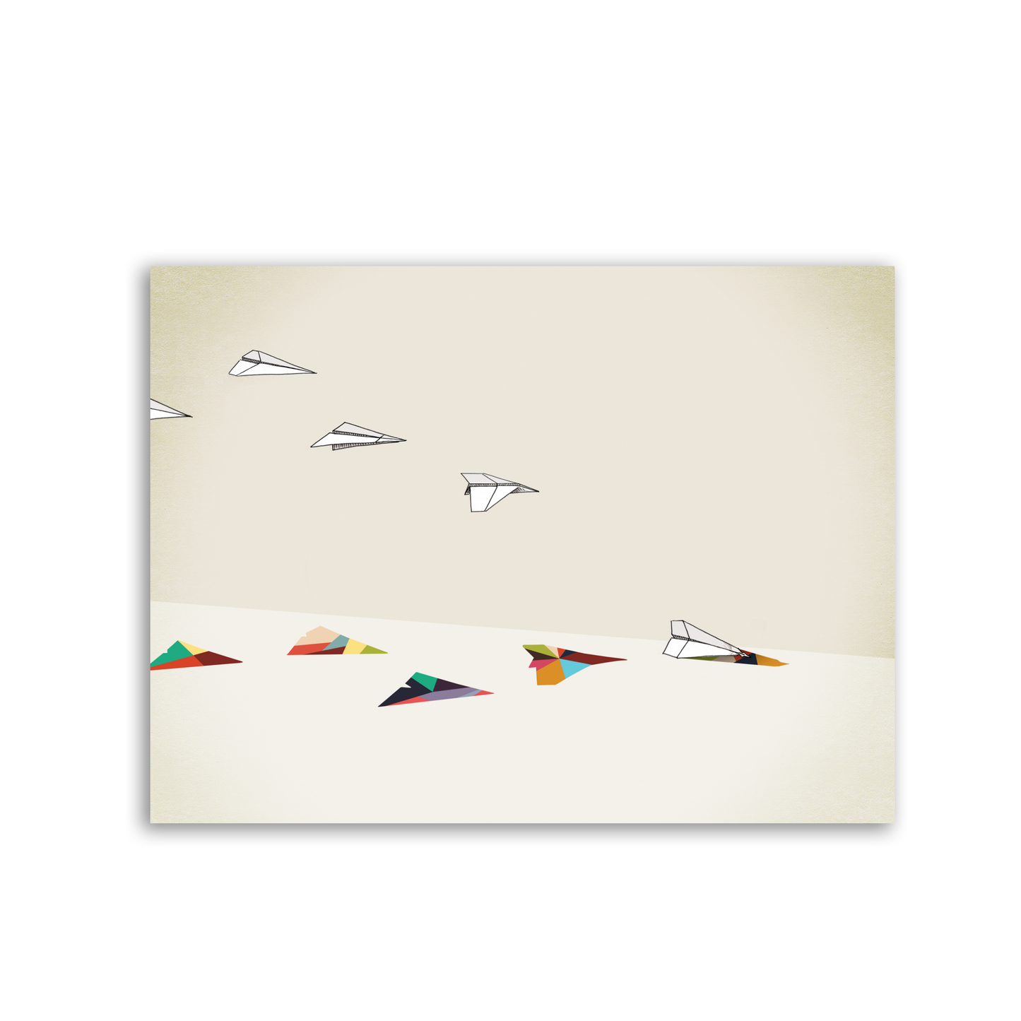 Walking Shadow Paper Planes by Jason Ratliff