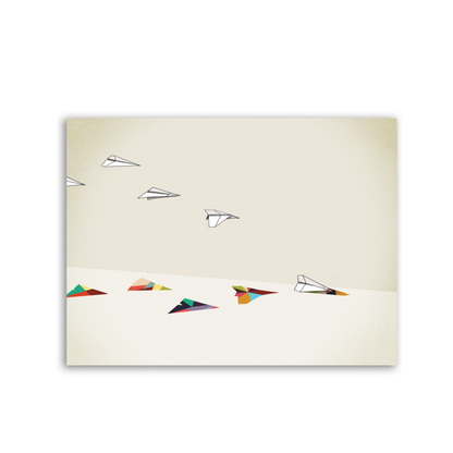 Walking Shadow Paper Planes by Jason Ratliff