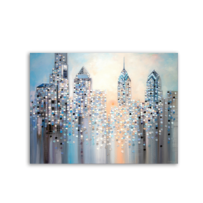 Sunrise in Philadelphia by Ekaterina Ermilkina