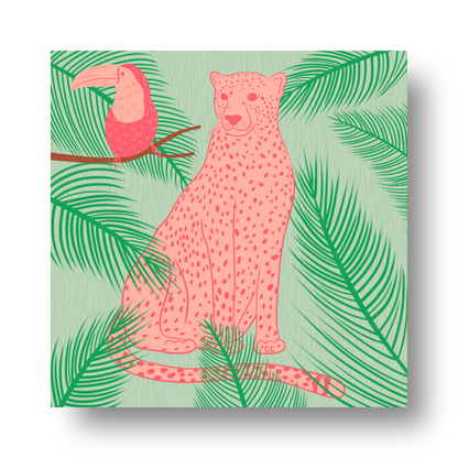 Pink Cheetah by Carrie Cantwell