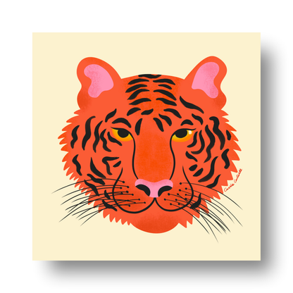Jungle Cats Tiger by Carrie Cantwell