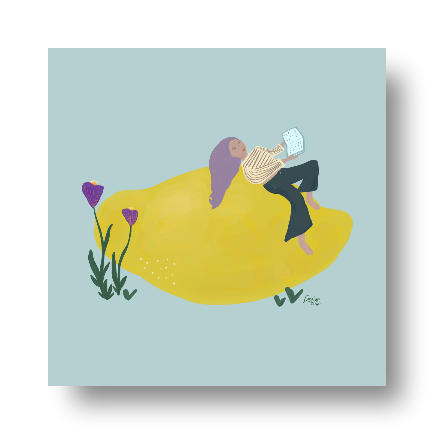 Summer Reading by Alix Campbell Art