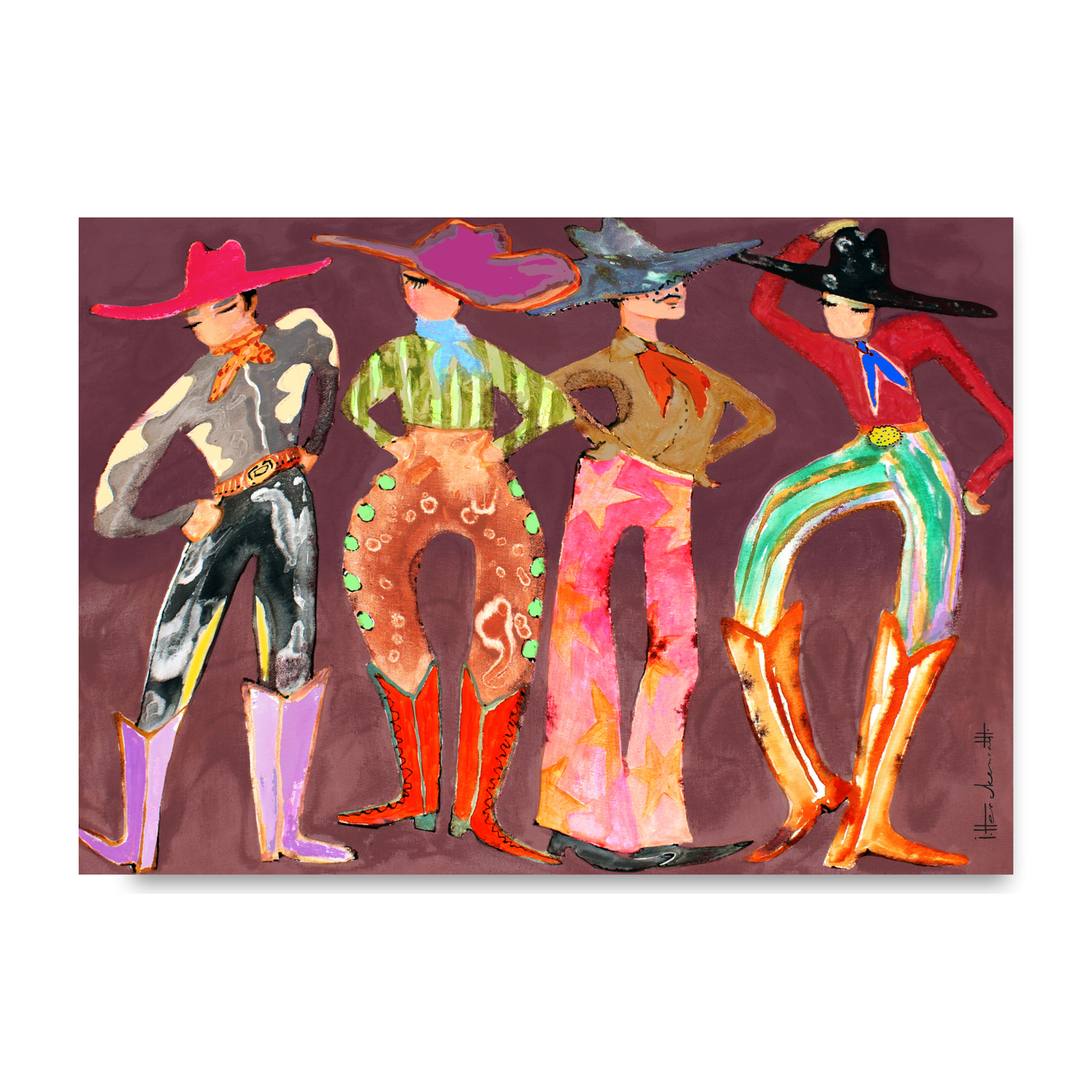 4 Style Cowboy by Studio Paint-Ing