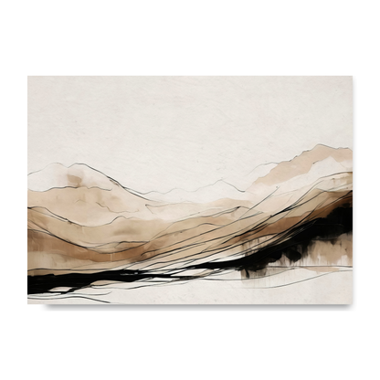 Abstract Hillside Horizon by Alpenglow Workshop