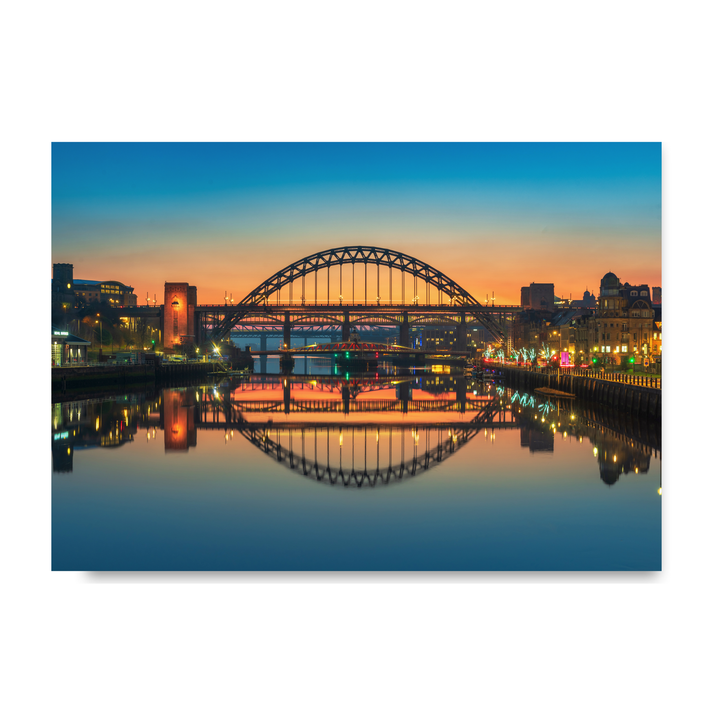 Tyne Bridge in Blue Hour by Steven Robinson