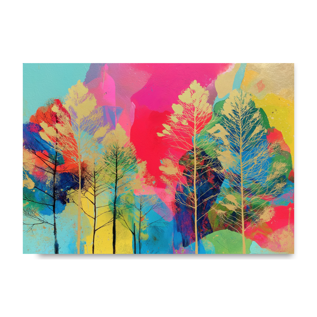 Golden Forest framed by Chromatic Storm Studio