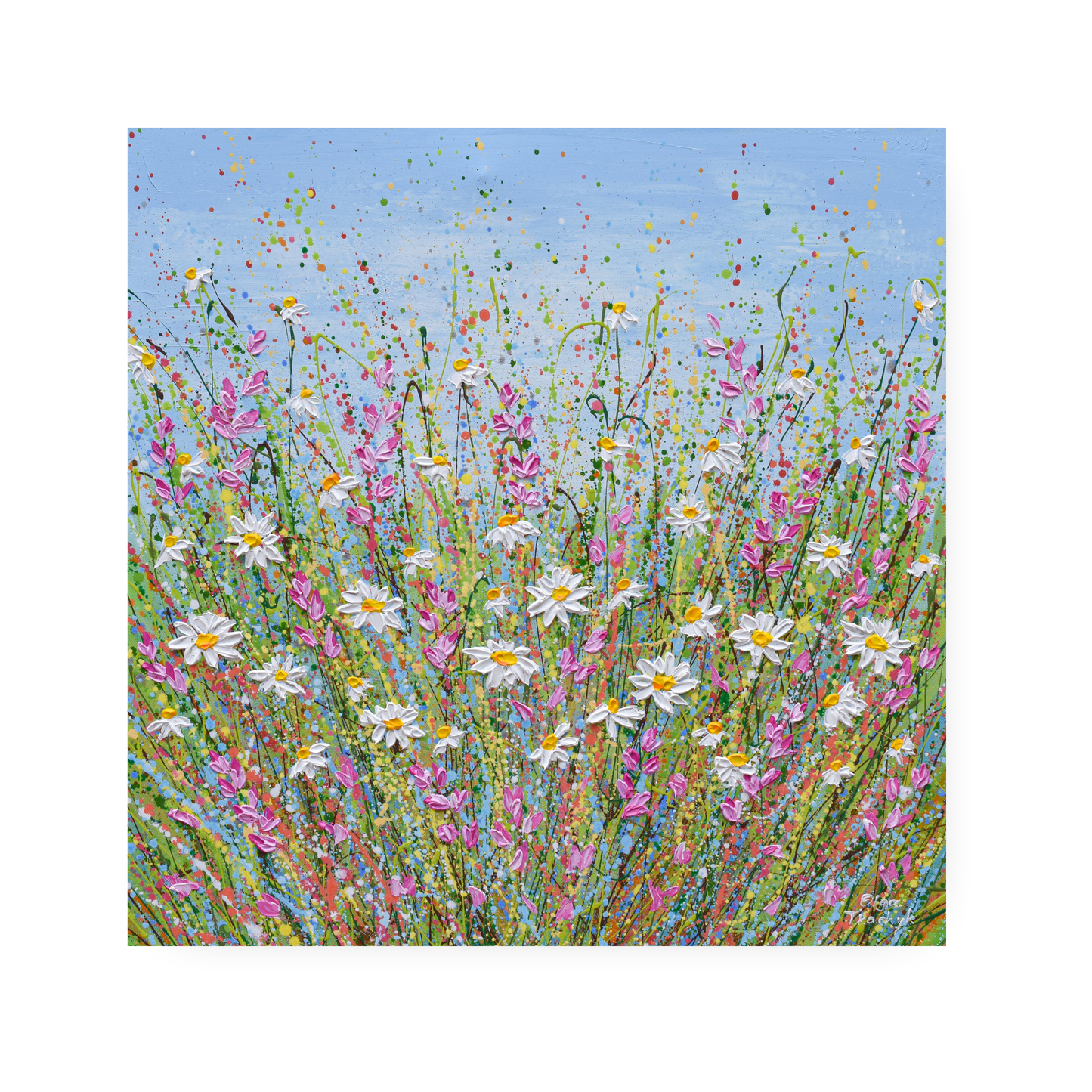 Daisy Pink by Olga Tkachyk