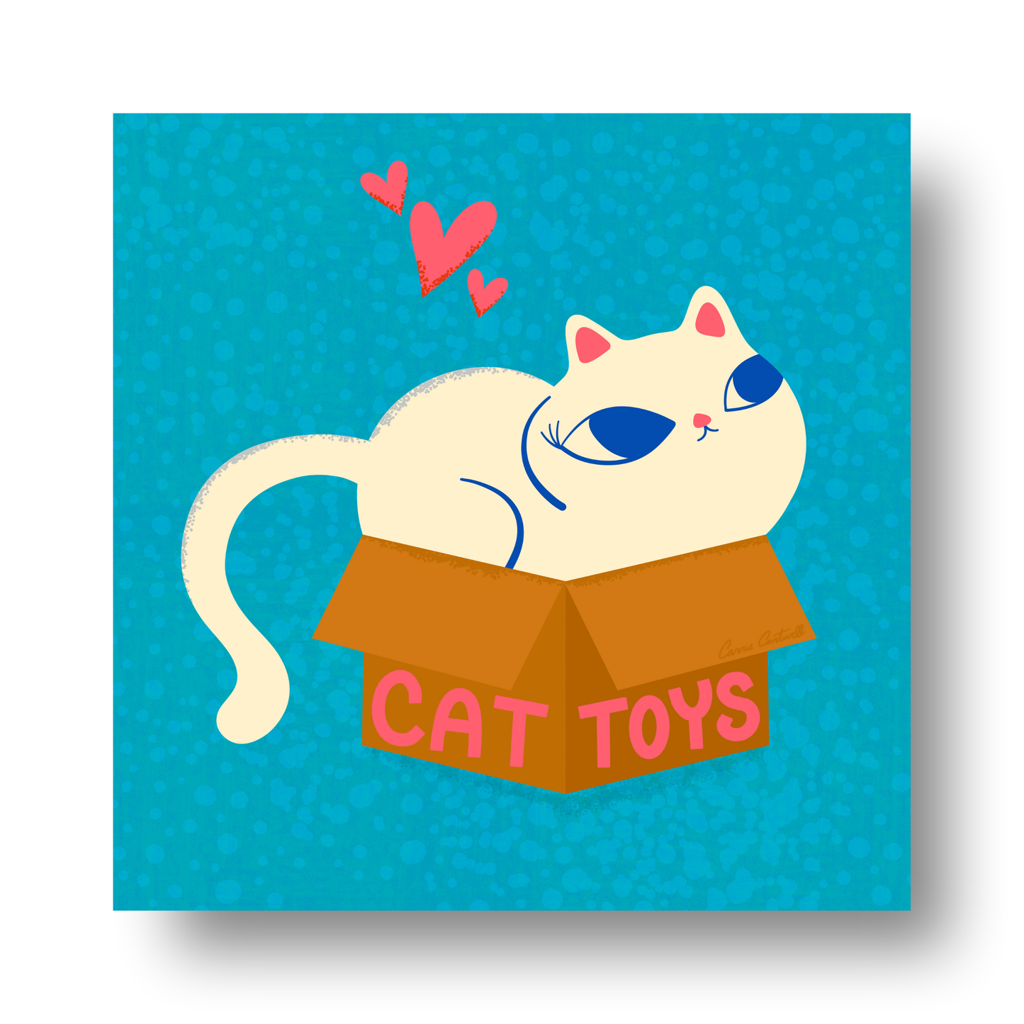 Cat Toy Box by Carrie Cantwell