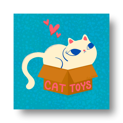 Cat Toy Box by Carrie Cantwell