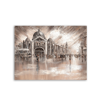 Melbourne Vibes Flinders Station by Isabella Karolewicz