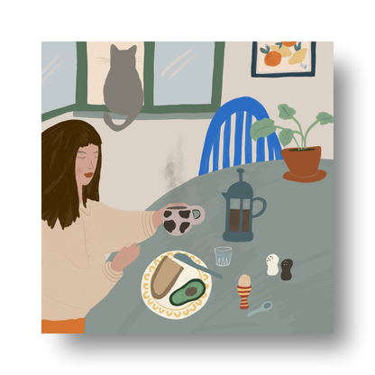 Breakfast Bliss by Alix Campbell Art