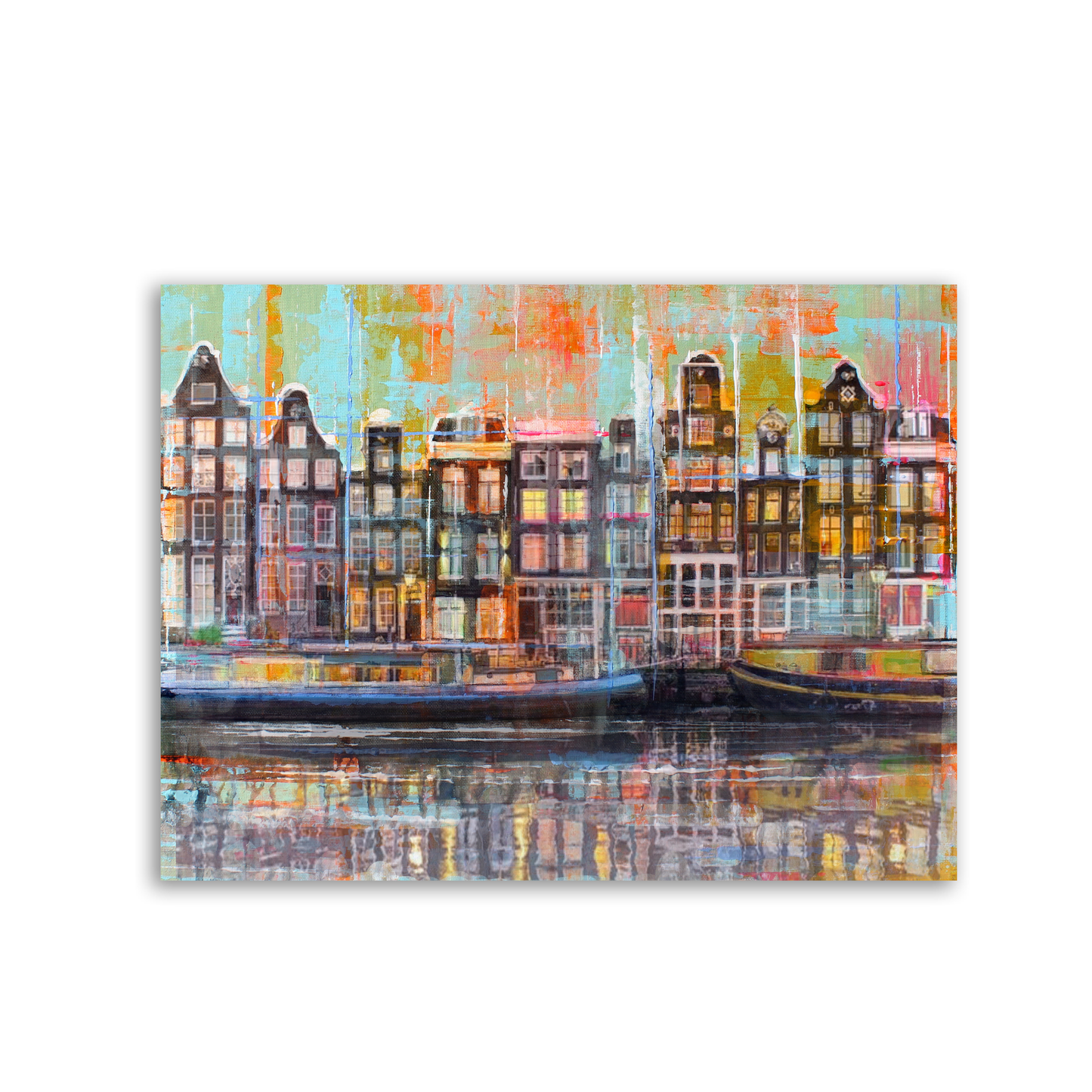 Aan de Amsterdamse Grachten by STUDIO PAINT-ING