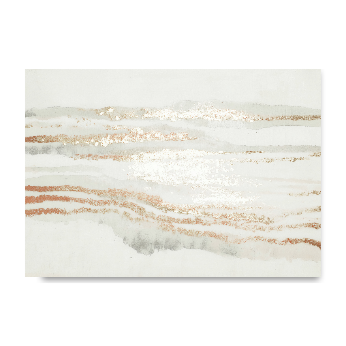 Copper Stripe Field by Chromatic Storm Studio