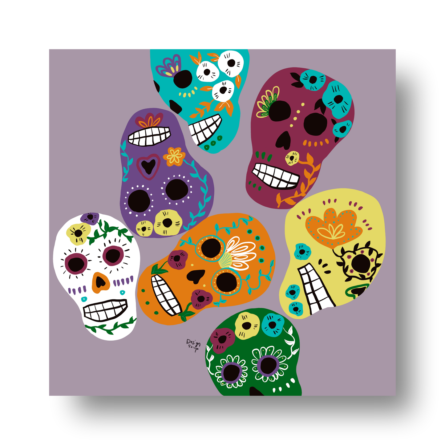 Sugar Skulls by Alix Campbell Art
