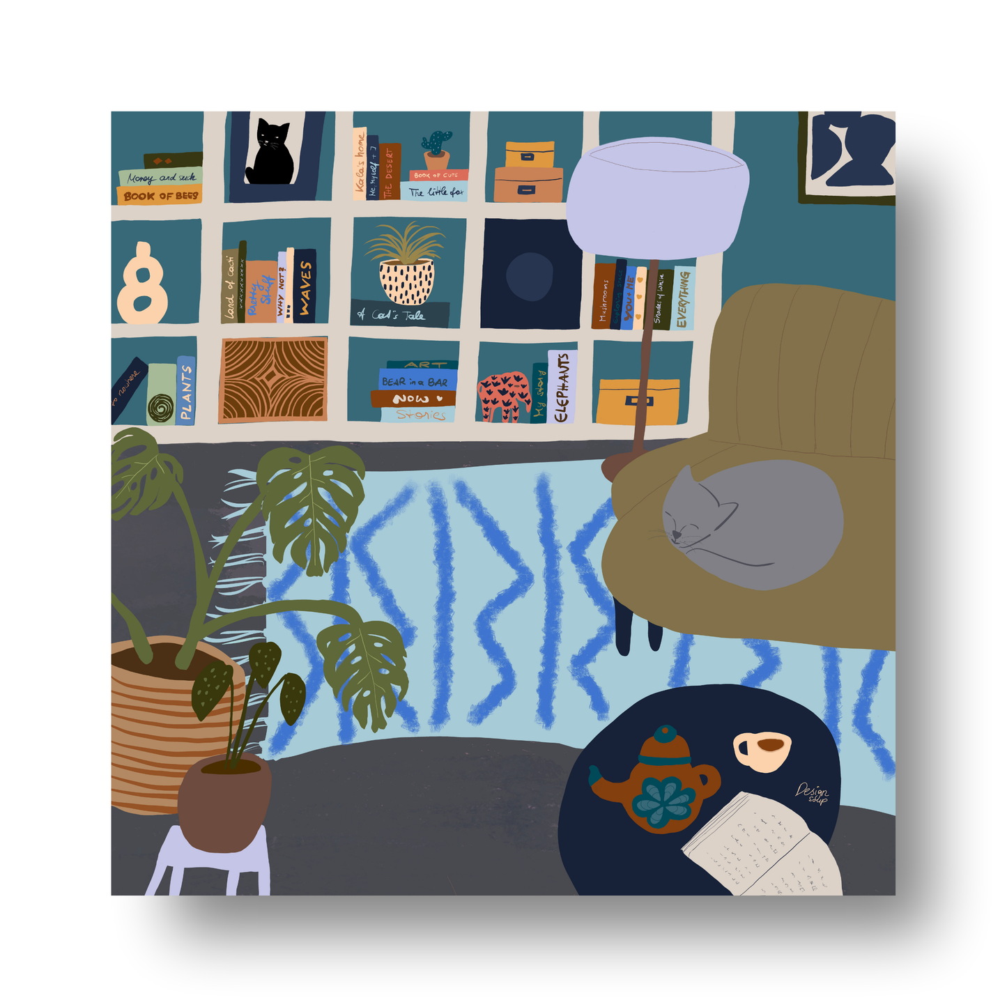 Stay Cosy by Alix Campbell Art
