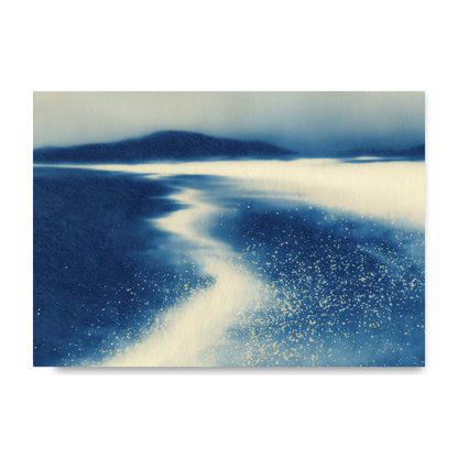 Serene Shoreline Flow by Chromatic Storm Studio
