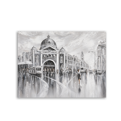 City Vibes Flinders In Monochrome by Isabella Karolewicz