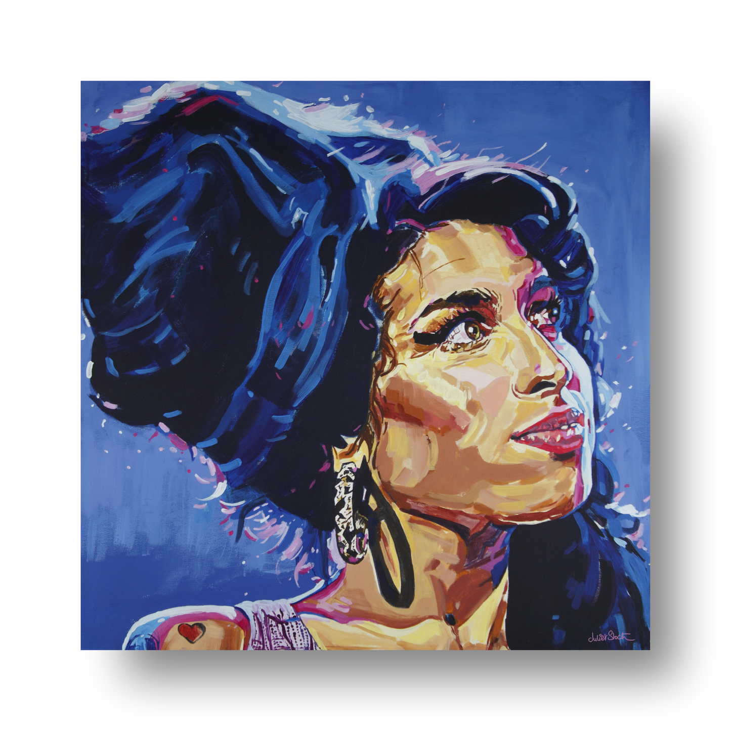 Amy Winehouse - In This Blue Shade by Juliet Stockton
