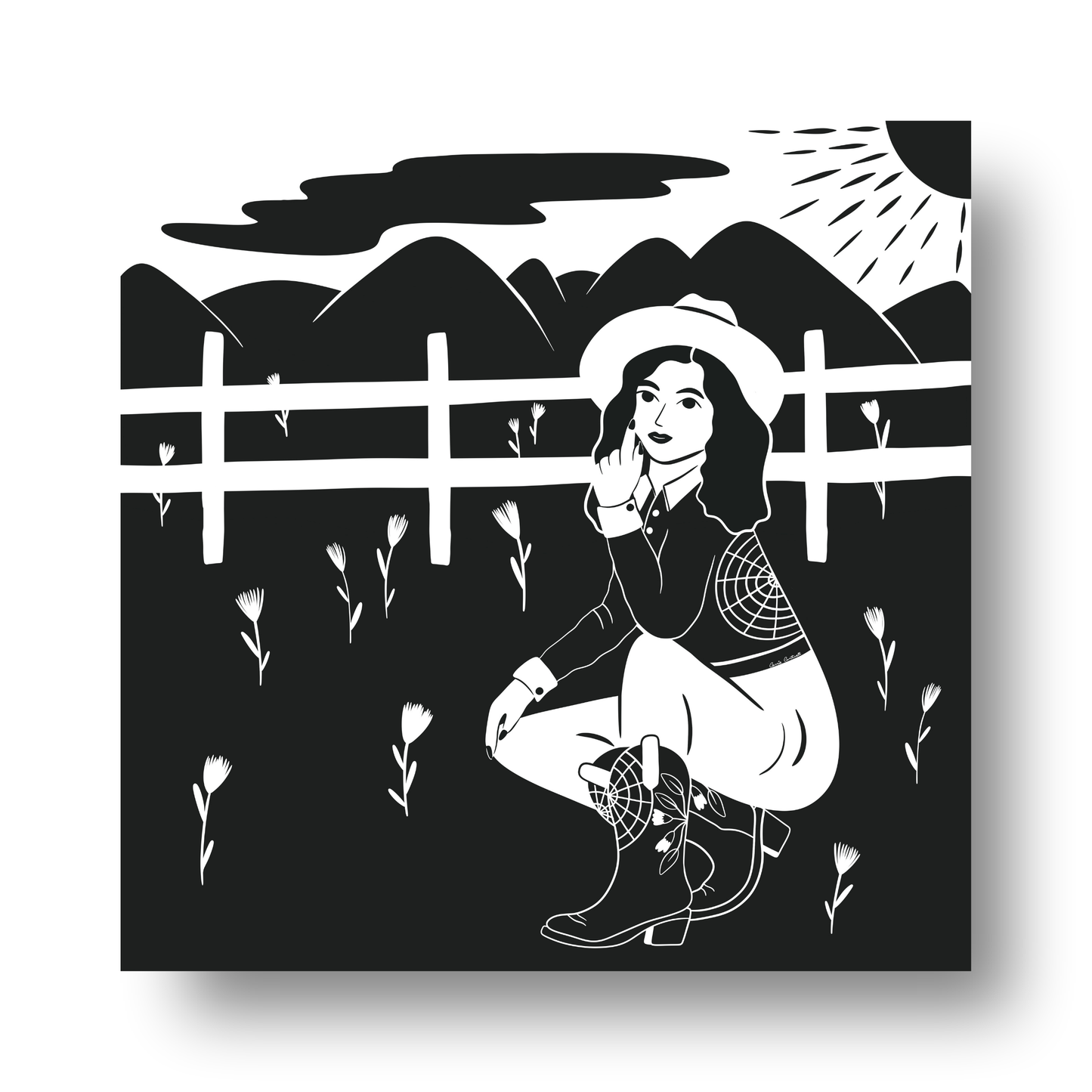Goth Cowgirl by Carrie Cantwell