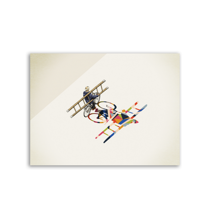 Walking Shadow Bicyclist  by Jason Ratliff
