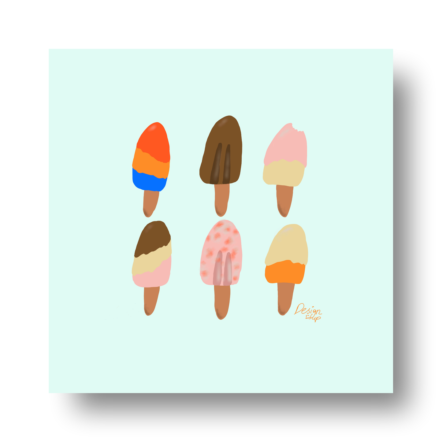 Ice Blocks by Alix Campbell Art