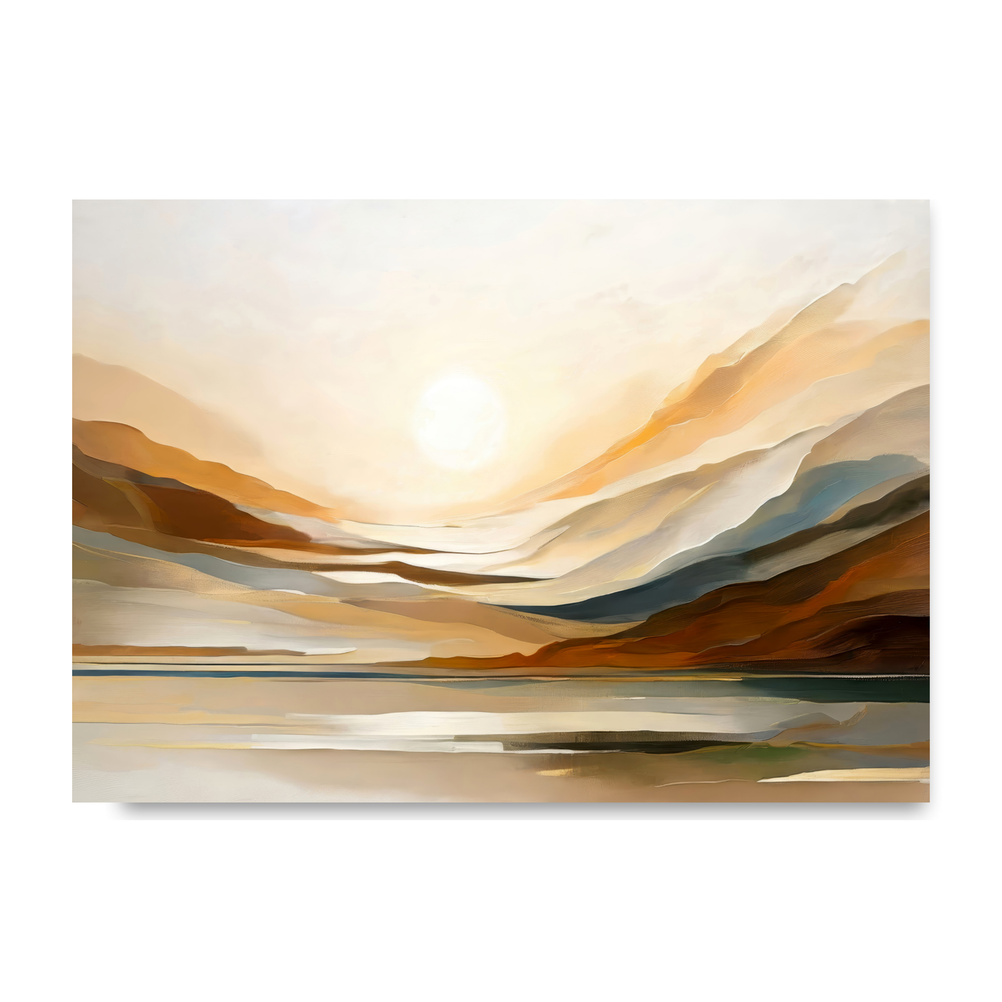 Sunset Through Misty Peaks by Alpenglow Workshop
