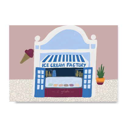 Ice Cream Factory by Alix Campbell Art