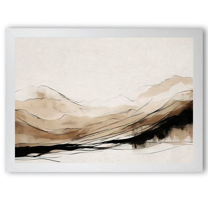 Abstract Hillside Horizon by Alpenglow Workshop