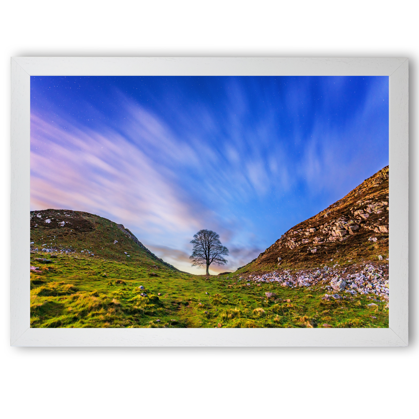 Sycamore Gap at Dusk by Steven Robinson