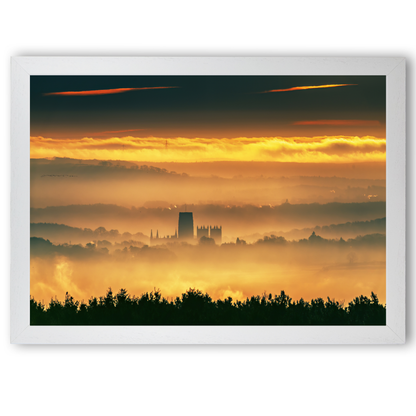 Durham Catherdral In The Mist by Steven Robinson