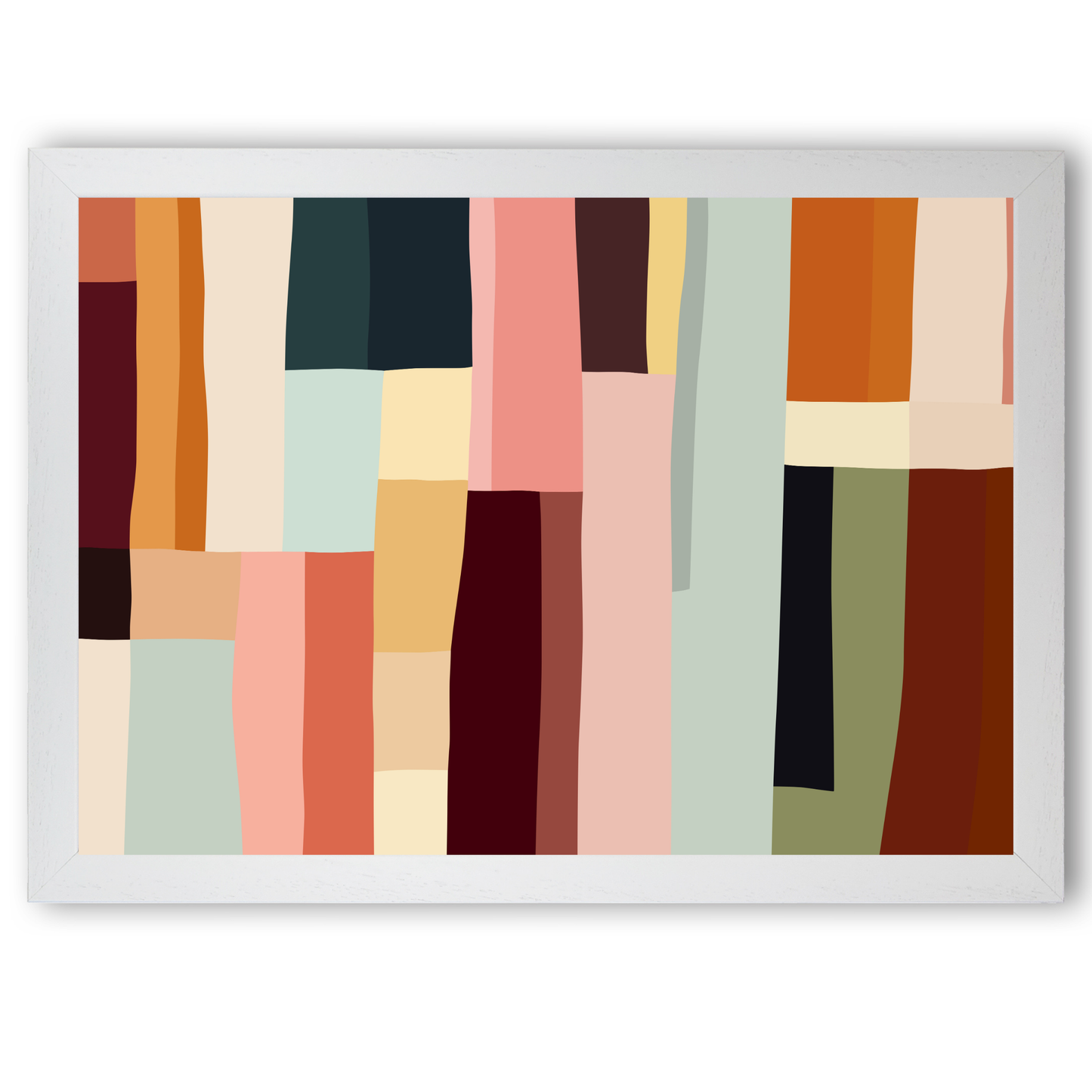 Cool Colour Blocking Artwork by Print Punk Studio