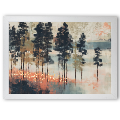Pine Forest At Twilight by Chromatic Storm Studio