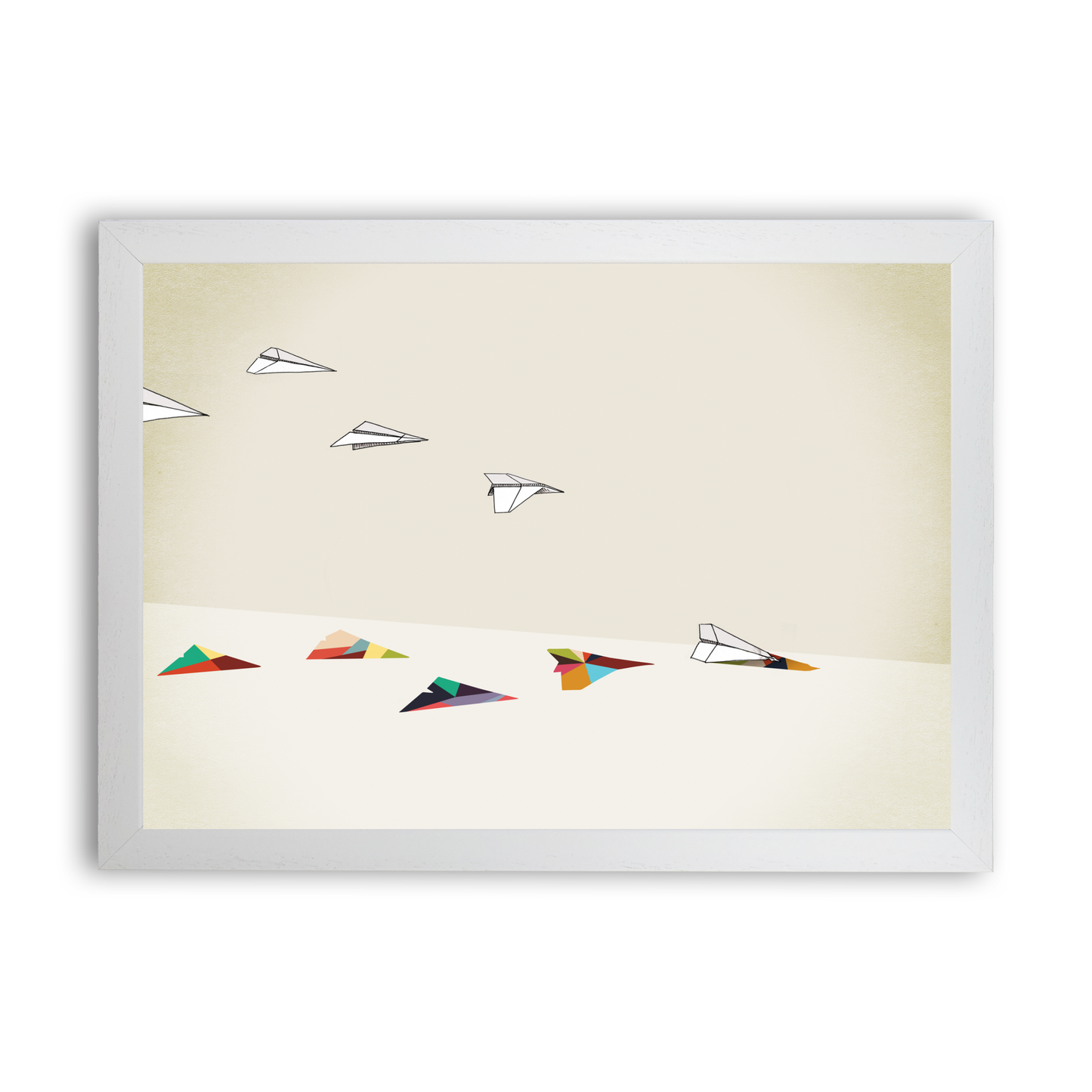 Walking Shadow Paper Planes by Jason Ratliff