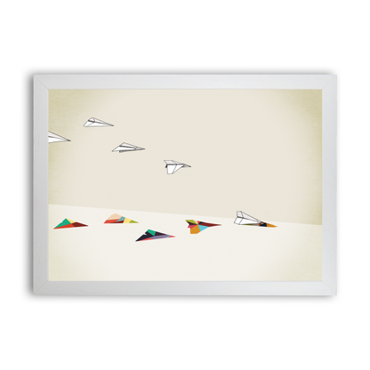 Walking Shadow Paper Planes by Jason Ratliff