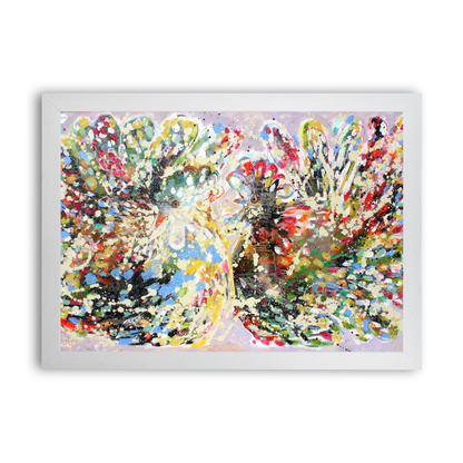Two Chickens by STUDIO PAINT-ING