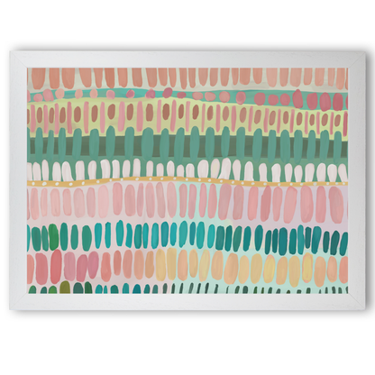 Boho Abstract Painting Daubs by Print Punk Studio