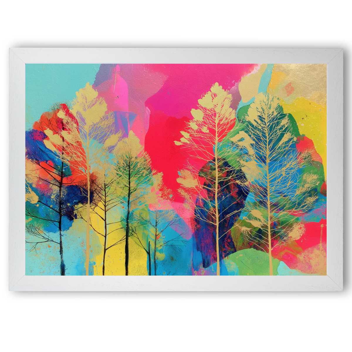 Golden Forest framed by Chromatic Storm Studio