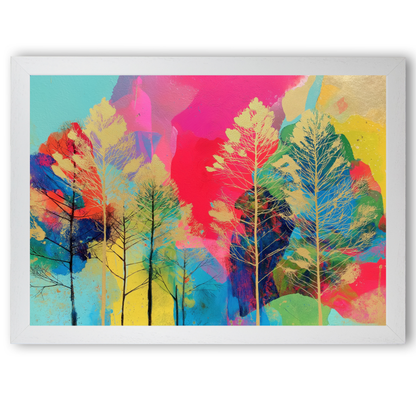 Golden Forest framed by Chromatic Storm Studio