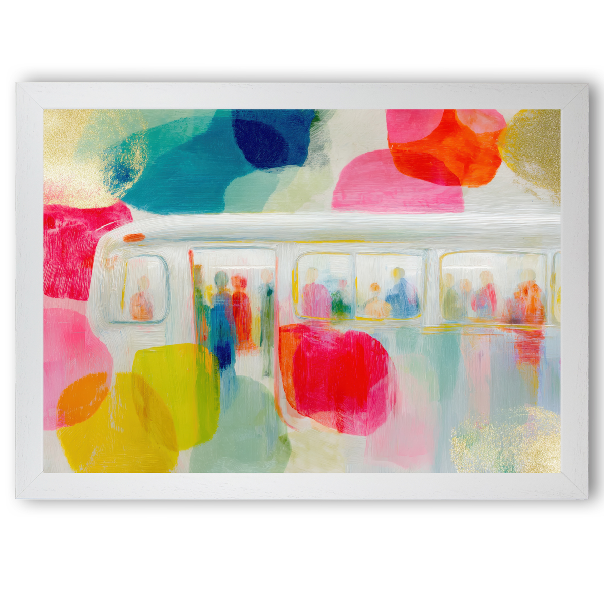Subway In Color by Chromatic Storm Studio