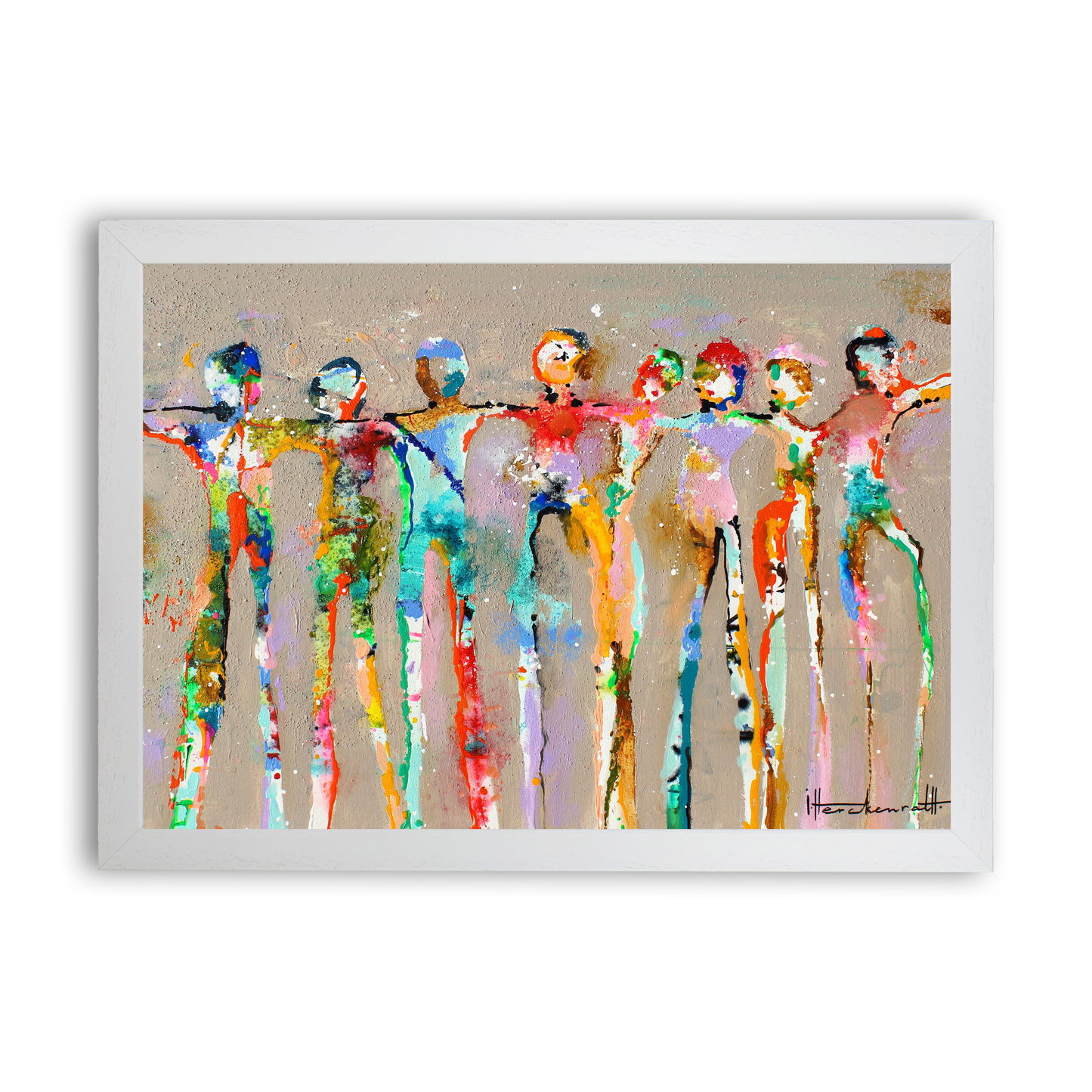 Connected People Eight by STUDIO PAINT-ING