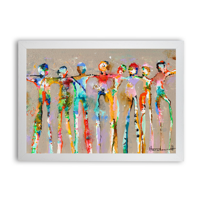 Connected People Eight by STUDIO PAINT-ING
