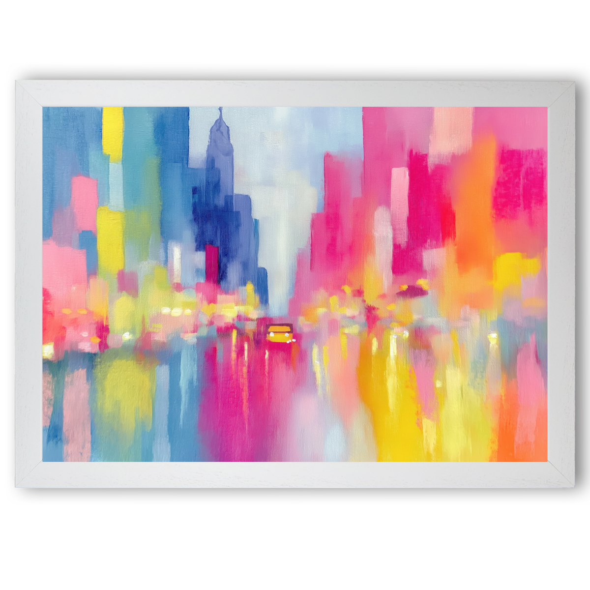 Rainy City Glow by Chromatic Storm Studio