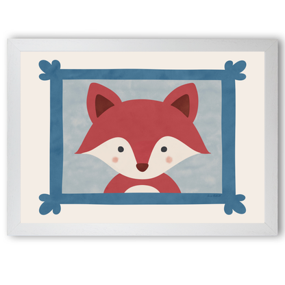 Animal Portraits Fox by Carrie Cantwell