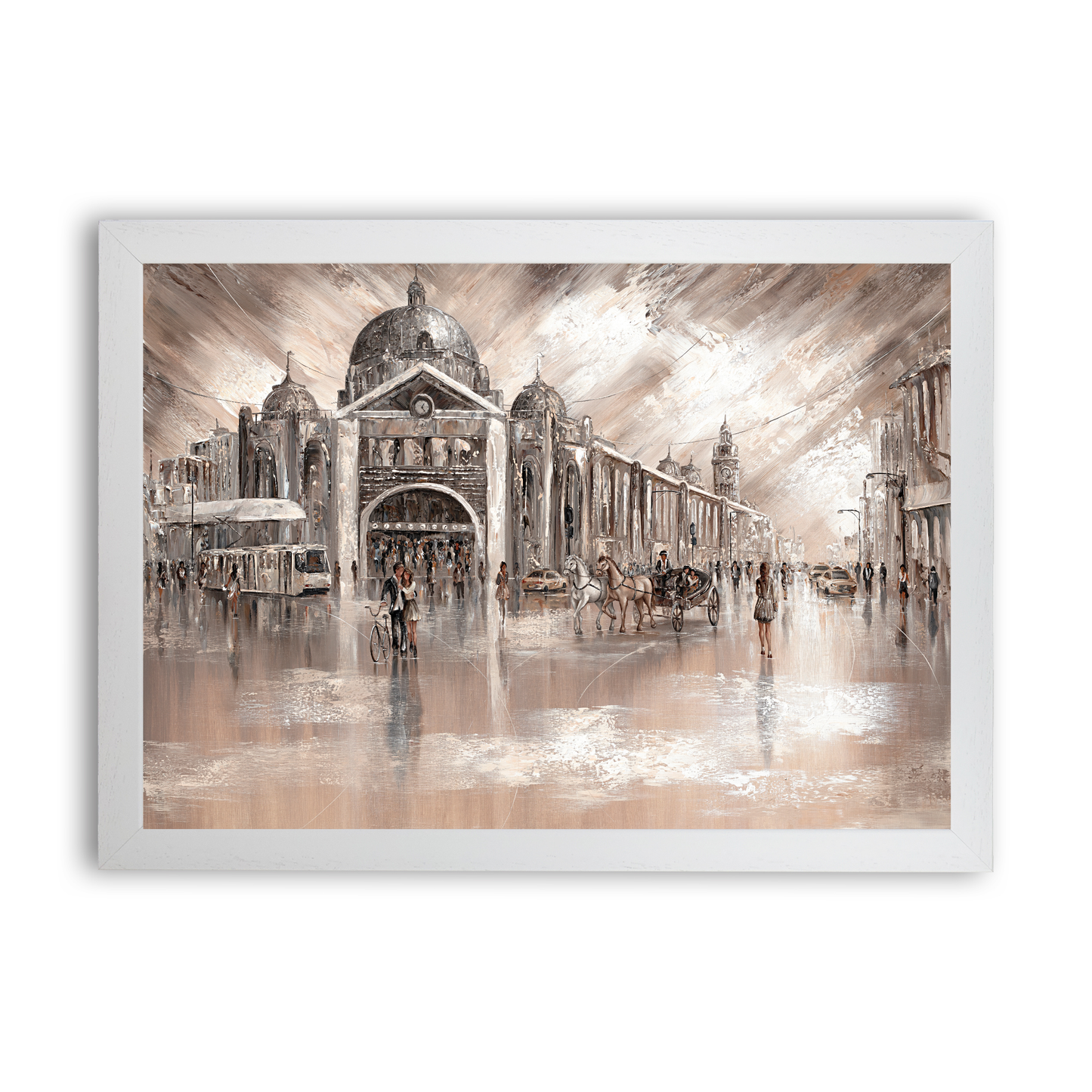 Melbourne Vibes Flinders Station by Isabella Karolewicz