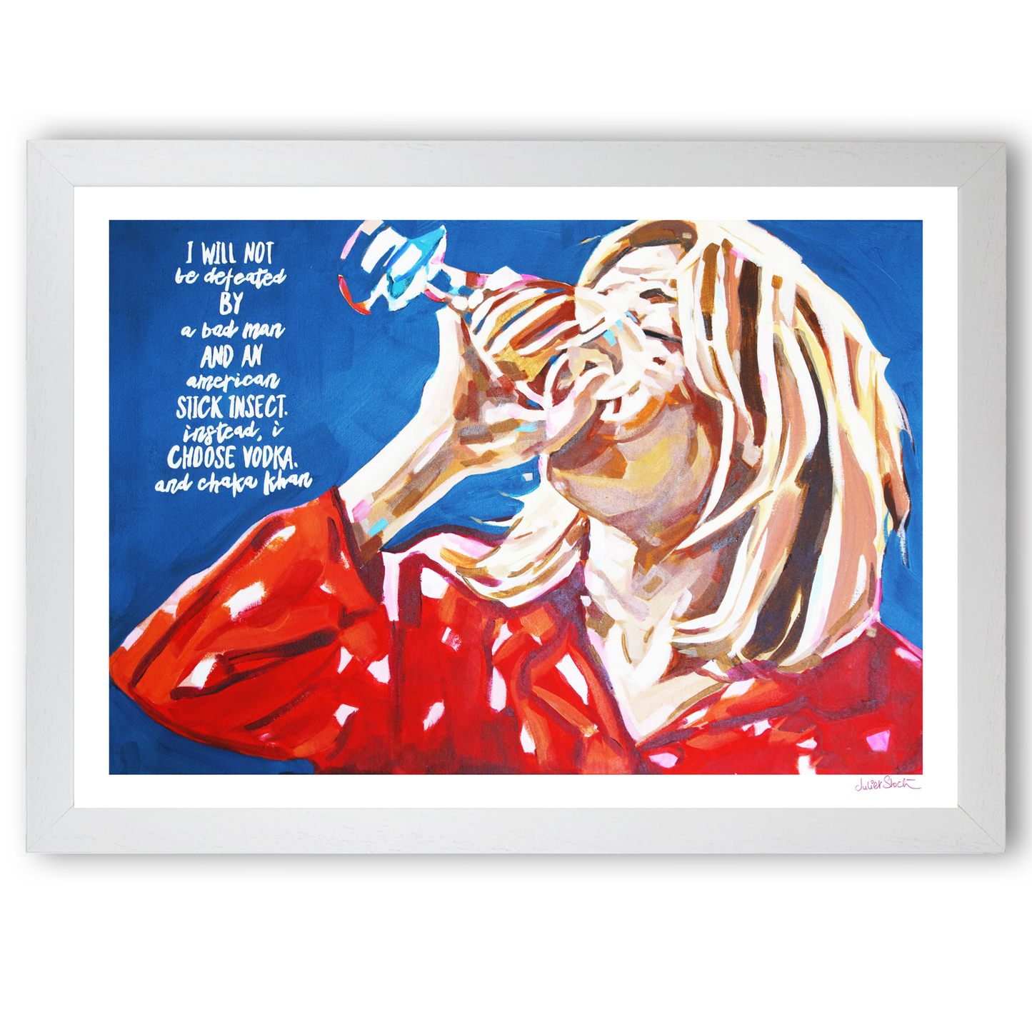 Bridget Jones - Vodka & Chaka Khan by Juliet Stockton