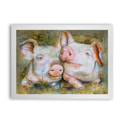 Pig Friends by STUDIO PAINT-ING