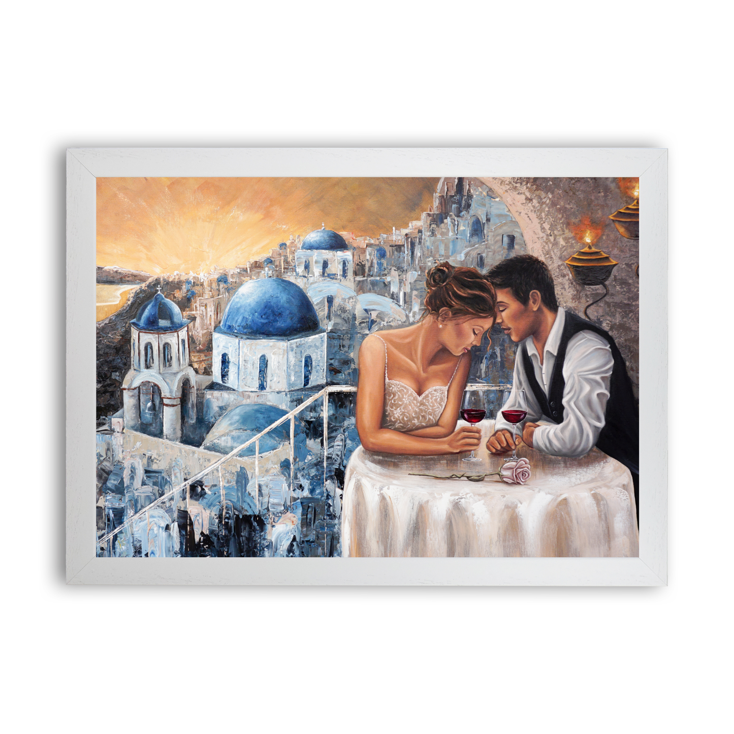 Heaven On Earth Santorini by Isabella Karolewicz