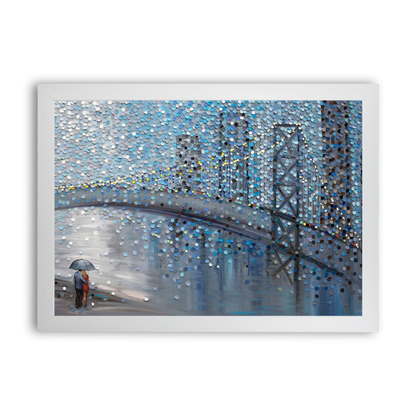 Rainy Date With The Bridge View by Ekaterina Ermilkina