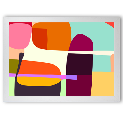 Bold Modern Shapes Print by Print Punk Studio